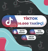 10 K TİKTOK TAKİPÇİ ANINDA İŞLEM 