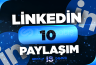 ⭐10 Linkedin Paylaşım - HIZLI⭐