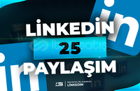 ⭐25 Linkedin Paylaşım - HIZLI⭐