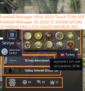 10 MADALYALI 1.521 SAATLİ Football Manager 26 F