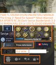 10 MADALYALI 19 LV 175 TL CS GO ENVANTERLİ EA S