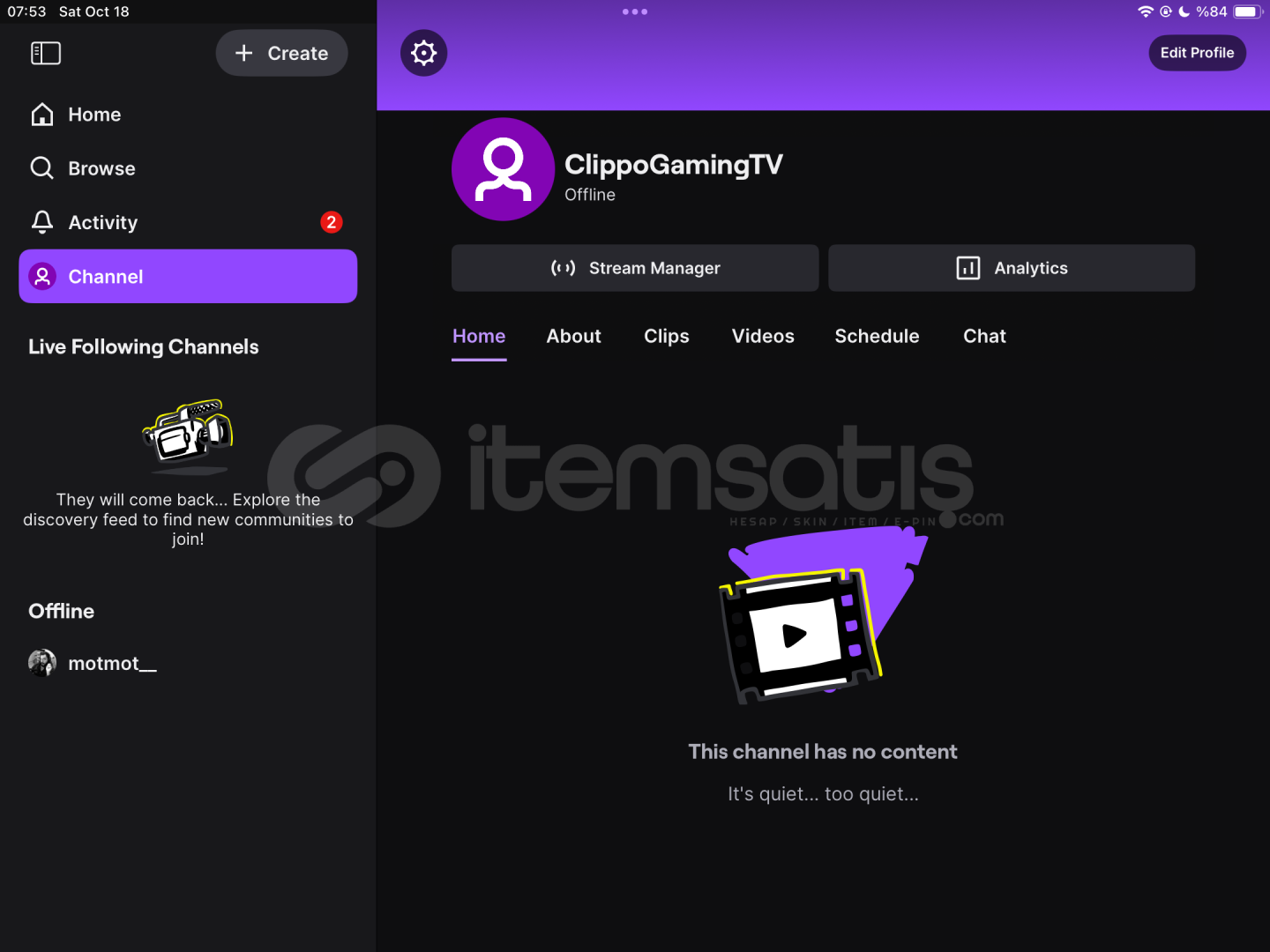 10 Mart 2017 Kurulum Twitch Hesabı 10 Mart 2017 Kurulum Twitch Hesabı