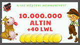 ✅10 MİLYON ALTIN +40 +BONUS✅