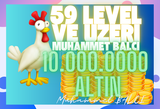 10 MİLYON ALTIN 59 LEVEL VE ÜZERİ | HAYDAY