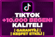 ⭐[10 POST] TİKTOK 10000 GERÇEK BEĞENİ⭐