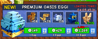 10 Premium Oasis Egg | Grow a Garden