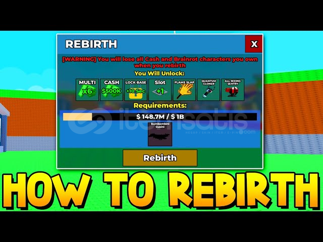 ⭐ 10 Rebith Hizmeti⭐Steal A Brainrot! ⭐ 10 Rebith Hizmeti⭐Steal A Brainrot!