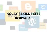 10 SANİYEDE SİTE KOPYALA