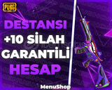 ⭐+10 SİLAH SKİN +DESTANSI UVİP+ PUBG RANDOM⭐