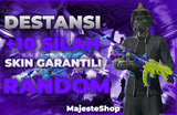 ⭐+10 SİLAH SKİN⭐ +DESTANSI UVİP+ PUBG RANDOM