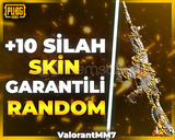 ⭐+10 SİLAH SKİN⭐ +DESTANSI UVİP+ PUBG RANDOM