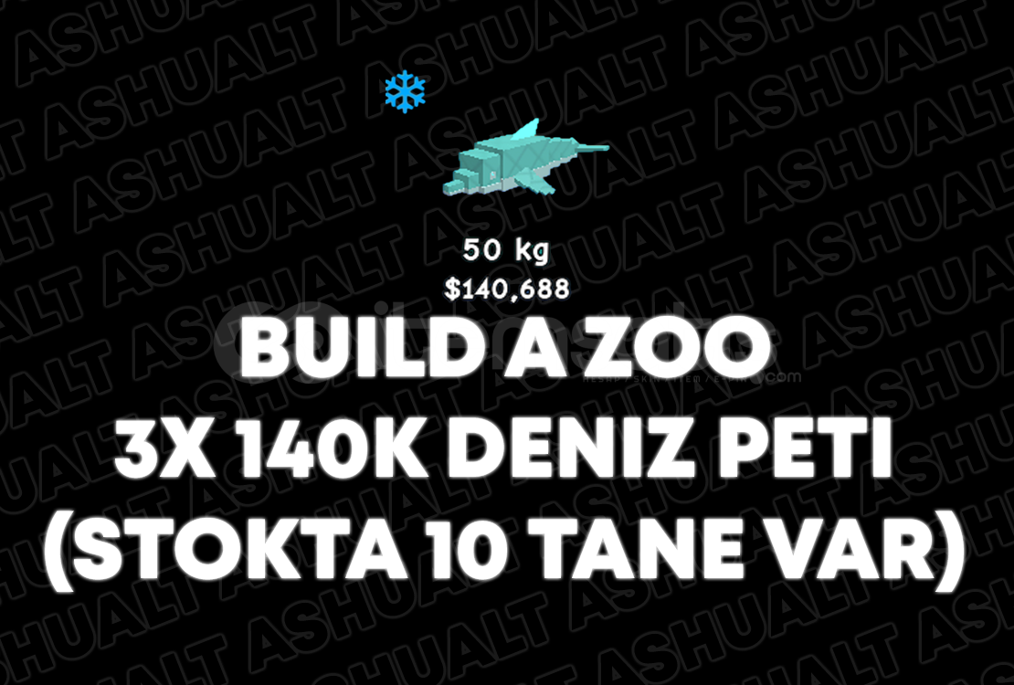 3 Tane 140k'lık Deniz Peti Build A Zoo 3 Tane 140k'lık Deniz Peti Build A Zoo