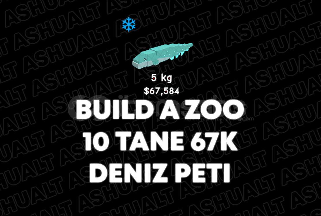 10 Tane 67K'lık Deniz Peti Build A Zoo  10 Tane 67K'lık Deniz Peti Build A Zoo