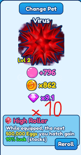 10 tane highroller pet
