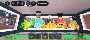 10 tane random admin lucky block