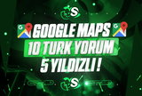 ⭐[10 TÜRK] GOOGLE MAPS 5 YILDIZ YORUM⭐