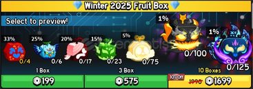 ✨+10 Winter 2025 Fruit Box | En Ucuzu✨