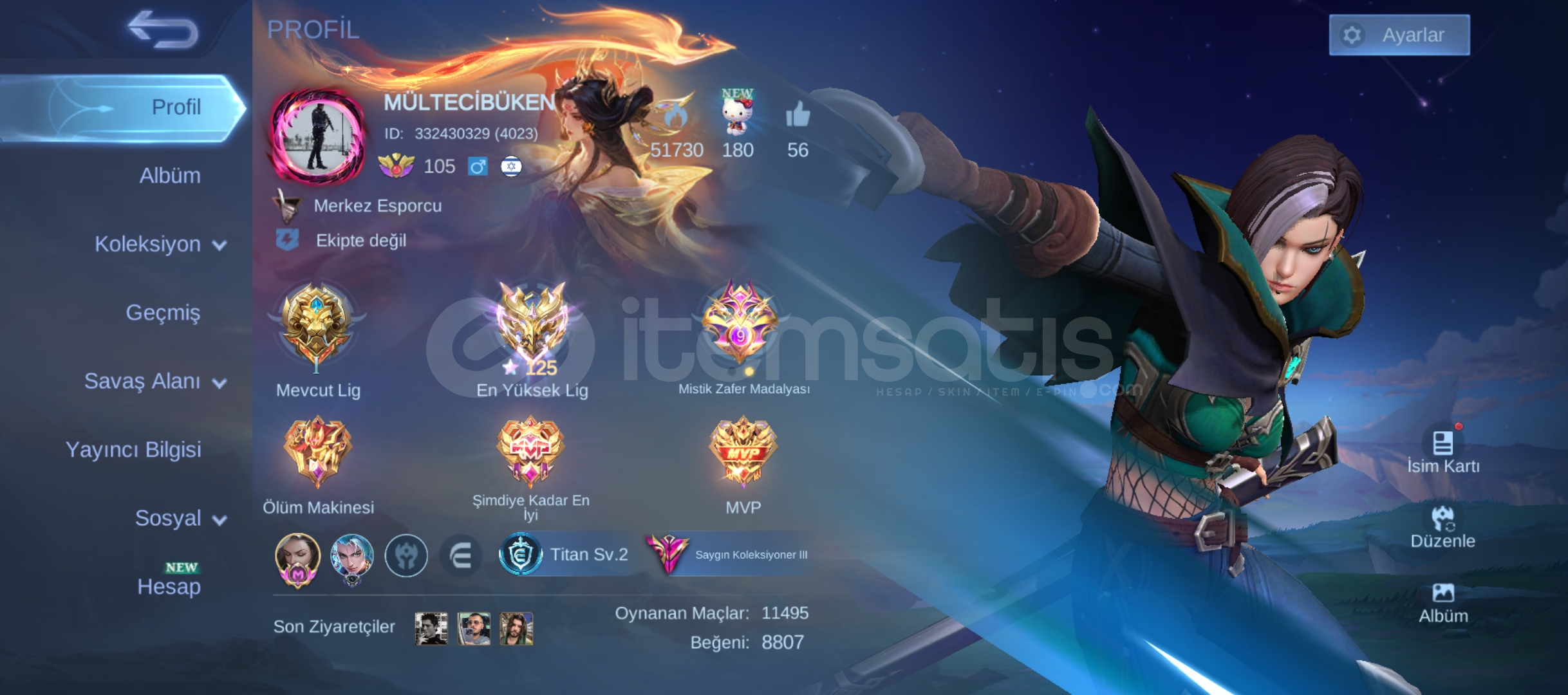 10 yıllık hesap 105lvl 10 yıllık hesap 105lvl