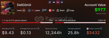 10 YILLIK STEAM HESABIMI SATIYORUM