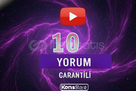 10 YOUTUBE YORUM ( GARANTİLİ )