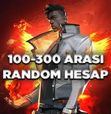 %100 100-300 ARASI VİP RANDOM HESAPLAR