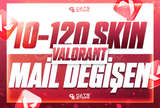 ⭐[%100] 10-120 SKİN MAİL DEĞİŞEN RANDOM HESAP⭐