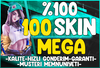 %100 ❤️ 100-120 Skin [MEGA HESAP]⭐