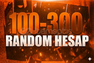 ⭐%100 100-300 Skin Garantili Random Hesap⭐