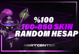 ⭐[%100]⭐100-850 SKİN GARANTİLİ RANDOM ✨