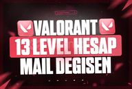 ⭐%100 13 Level | Valorant Mail Değişen⭐