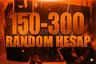 ⭐%100 150-300 Skin Garantili Random Hesap⭐