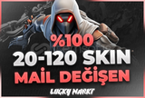⭐%100 20-120 SKİN FORTNİTE MAİL DEĞİŞEN