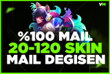 ⭐%100 20-120 SKİN MAİL DEĞİŞEN