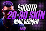 %100TR 20-30 MAİL DEĞİŞEN RANDOM HESAPLAR