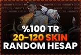  ⭐%100 20-30 SKİN RANDOM HESAP⭐