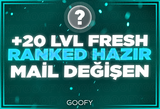 ⭐%100 +20 LVL FRESH RANKED READY MAİL DEĞİŞEN⭐