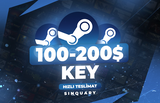 ⭐ 100$ - 200$ (+4000₺) Steam Key
