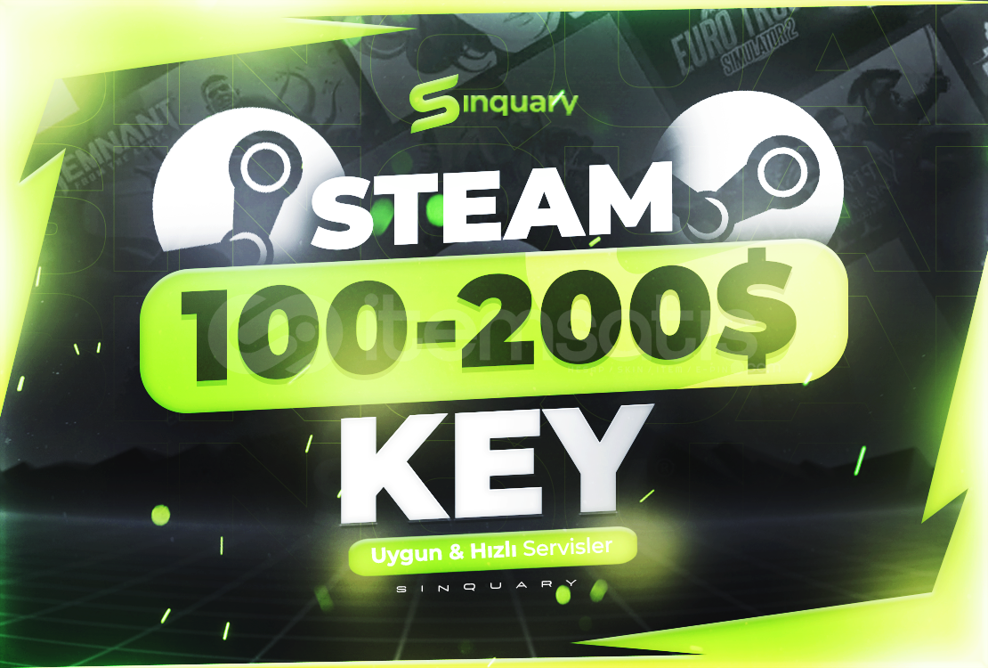 ⭐ 100$ - 200$ ⚡ (+4000₺) Steam Key ⭐ 100$ - 200$ ⚡ (+4000₺) Steam Key
