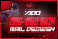 ⭐%100 200-850 SKİN MAİL DEĞİŞEN HESAP⭐ ⭐%100 200-850 SKİN MAİL DEĞİŞEN HESAP⭐