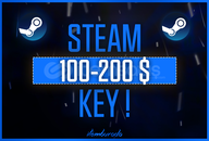 ⭐ 100$ - 200$ Steam Key ⭐ (+4200₺)
