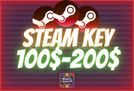 ⭐100$ - 200$⭐ STEAM RANDOM KEY