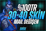 %100TR 30-40 MAİL DEĞİŞEN RANDOM HESAPLAR
