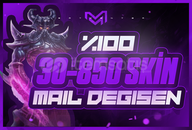 ⭐%100 30-850 SKİN MAİL DEĞİŞEN HESAP⭐