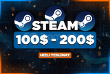 +100$ (3000₺) Steam Key 