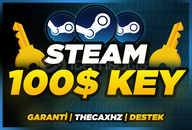 ⭐ 100$ (3500₺) Steam Key | Oto Teslim ⭐