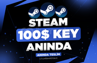 ⭐ 100$ (3500₺) Steam Key / Oto - Teslimat 