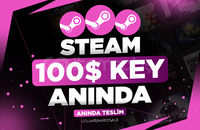⭐ 100$ (3500₺) Steam Key / Oto - Teslimat 