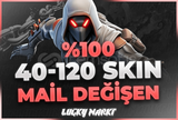 ⭐%100 40-120 SKİN FORTNİTE MAİL DEĞİŞEN