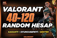 ⭐%100 40-120 Skin Garantili Random Hesap⭐ ⭐%100 40-120 Skin Garantili Random Hesap⭐