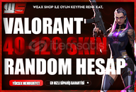 ⭐[%100 TR] 40-120 SKİN RANDOM HESAP⭐